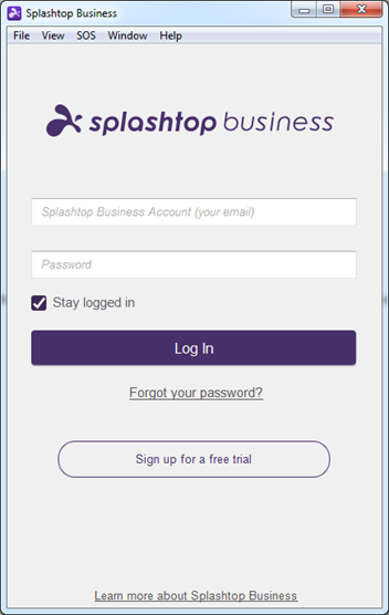 Install Splashtop Business App